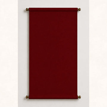 MAROON HANGING SCROLLS