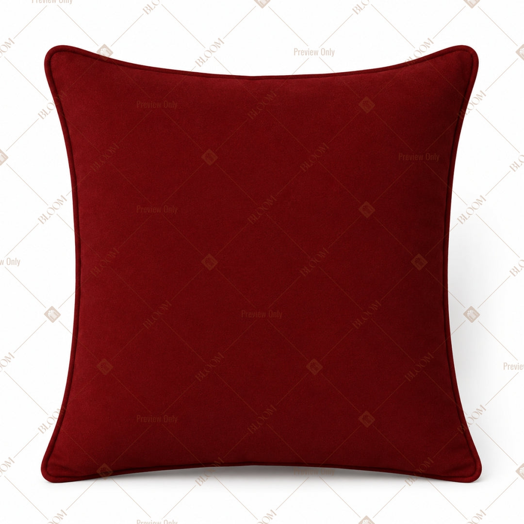 Maroon Cushion Cover Pack of 12