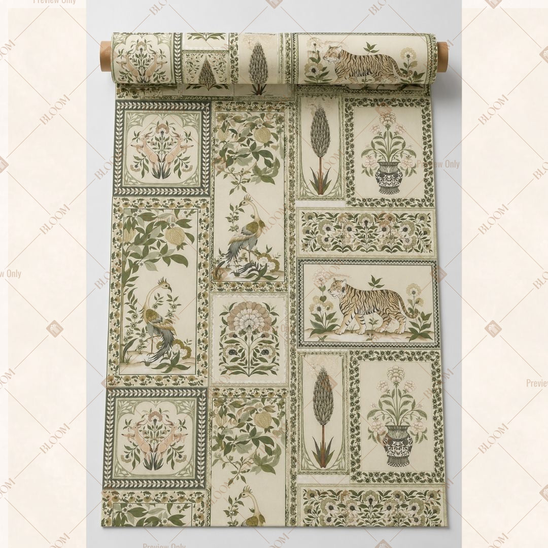 Vintage Toile Patchwork Fabric Roll Pack of 25