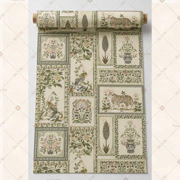 Vintage Toile Patchwork Fabric Roll Pack of 25
