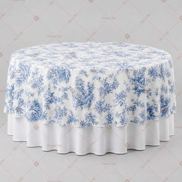 Blue Cottage Floral Table Overlay Pack of 6
