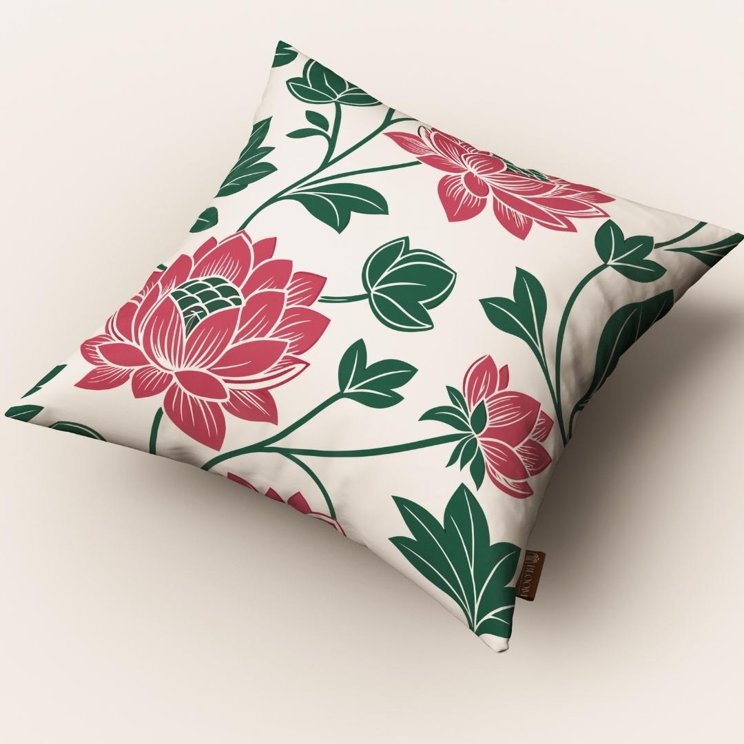 White Lotus Grace: Cushion Cover - Pack of 12