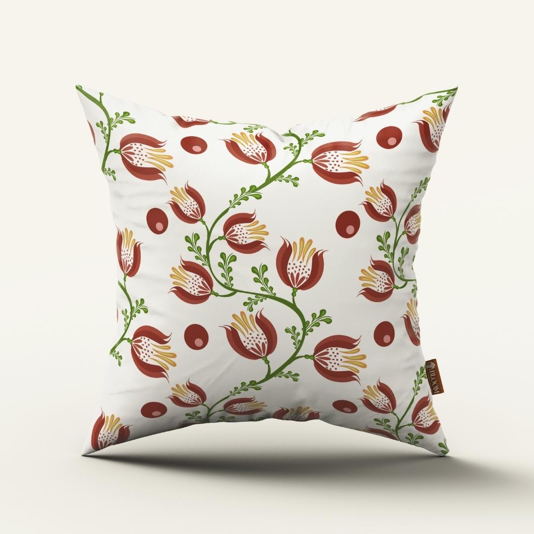 Rustic Blossom Charm: Cushion Cover - Pack of 12