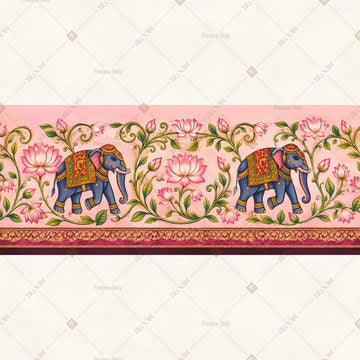 Royal Wedding Procession Border Wide Backdrop