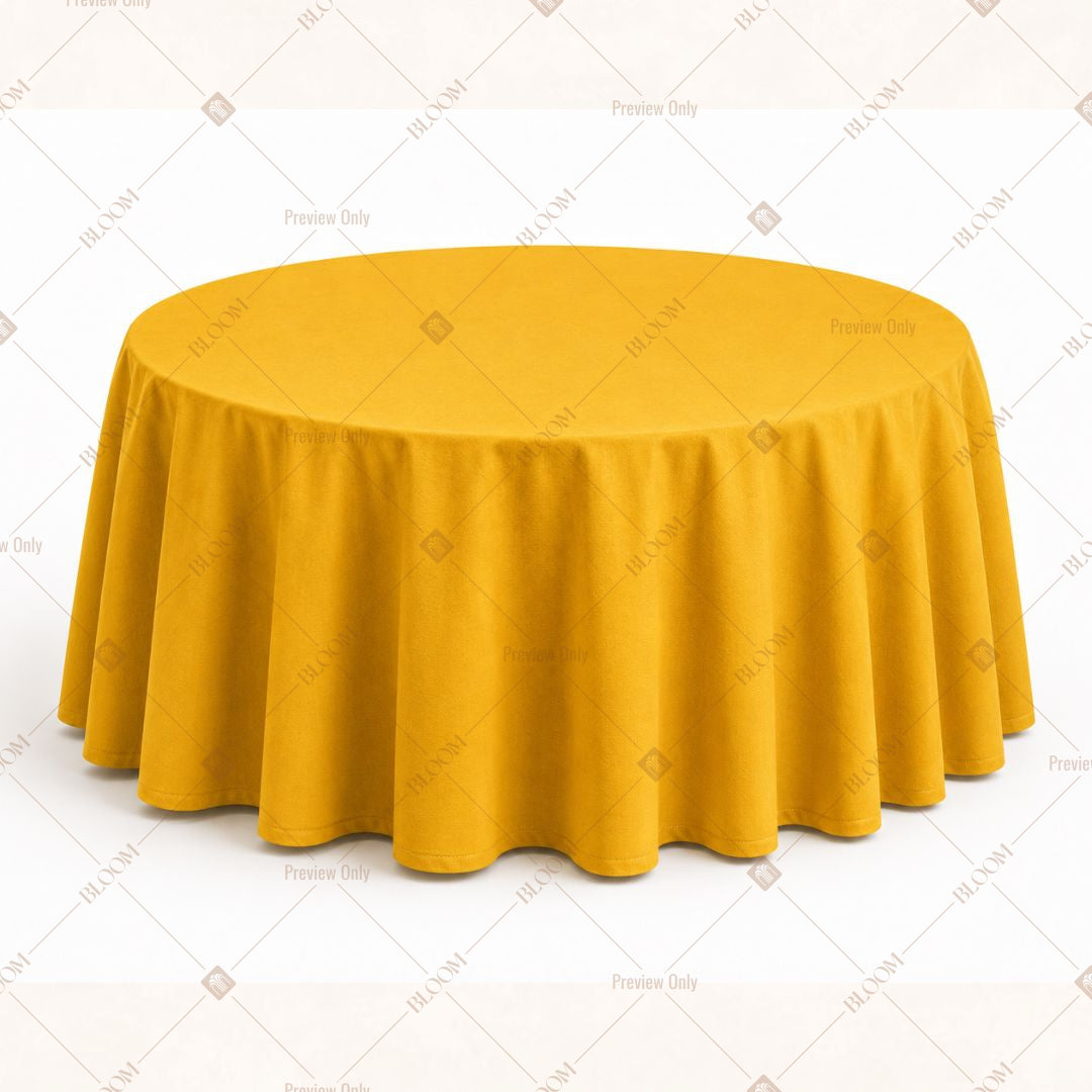 Mustard Yellow Table Cover Pack Of 6