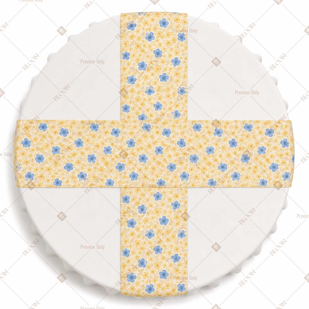 Yellow Daisy Floral Table Runner Pack Of 12