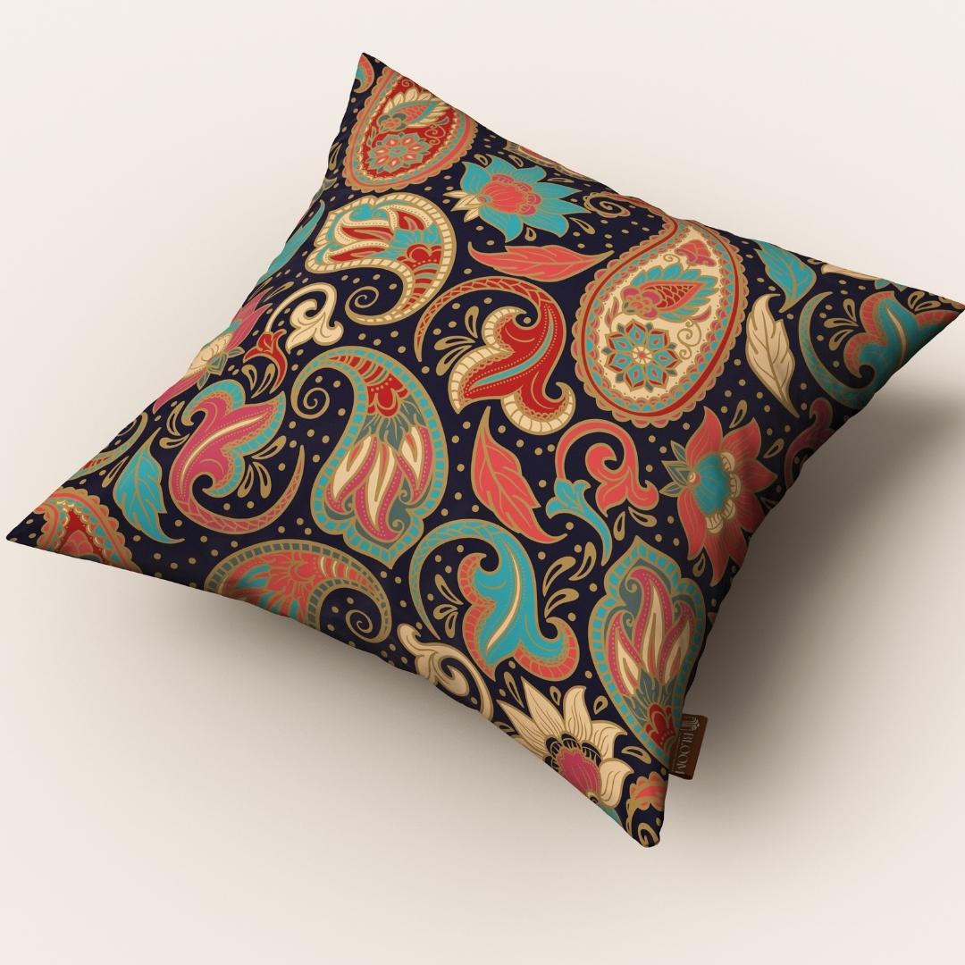 Navy Paisley Fiesta: Cushion Cover - Pack of 12