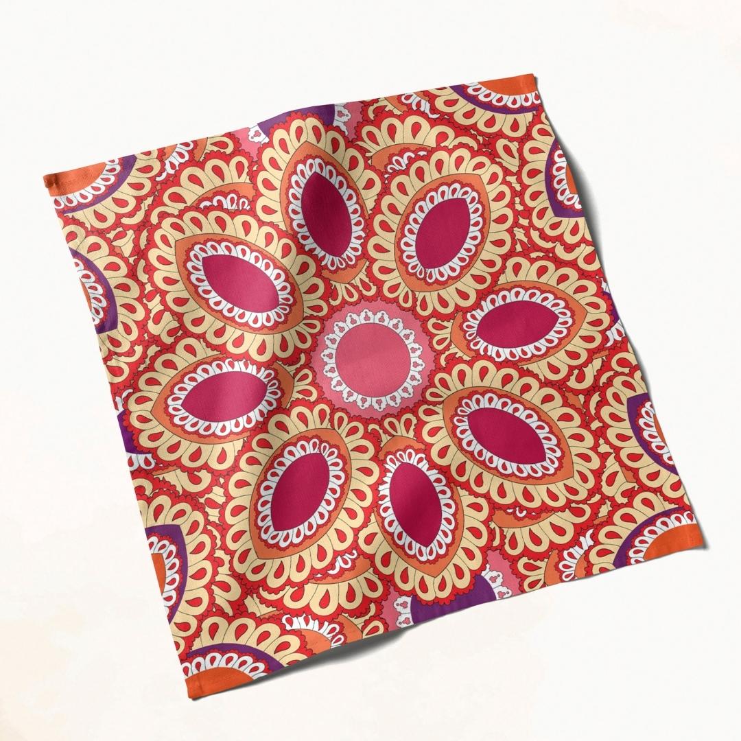 Mandala Radiance: Napkins 18" X 18" - Pack Of 20