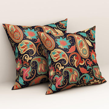 Navy Paisley Fiesta: Cushion Cover - Pack of 12