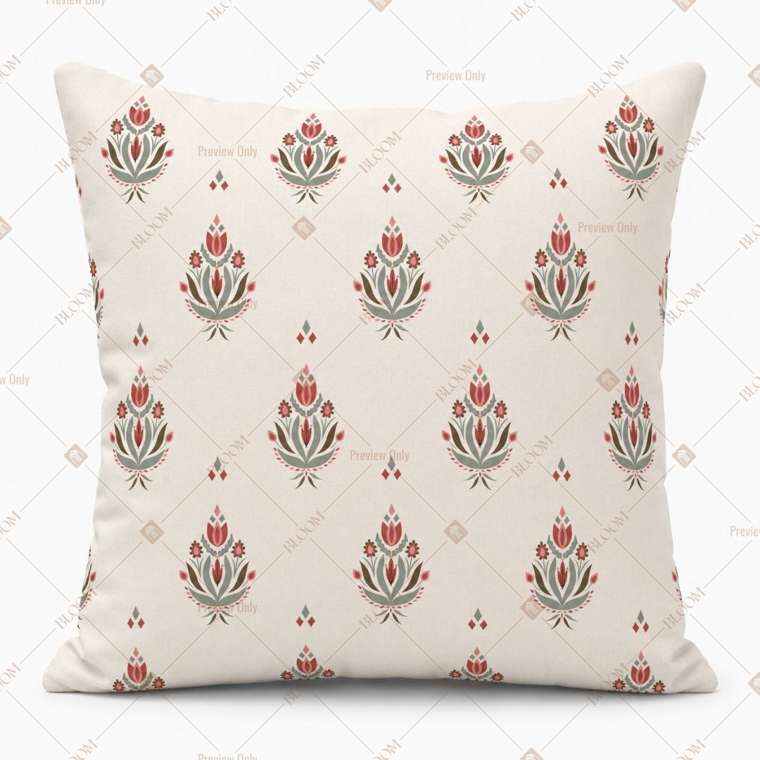 Minimal Botanical Motif Cushion Cover Pack of 12