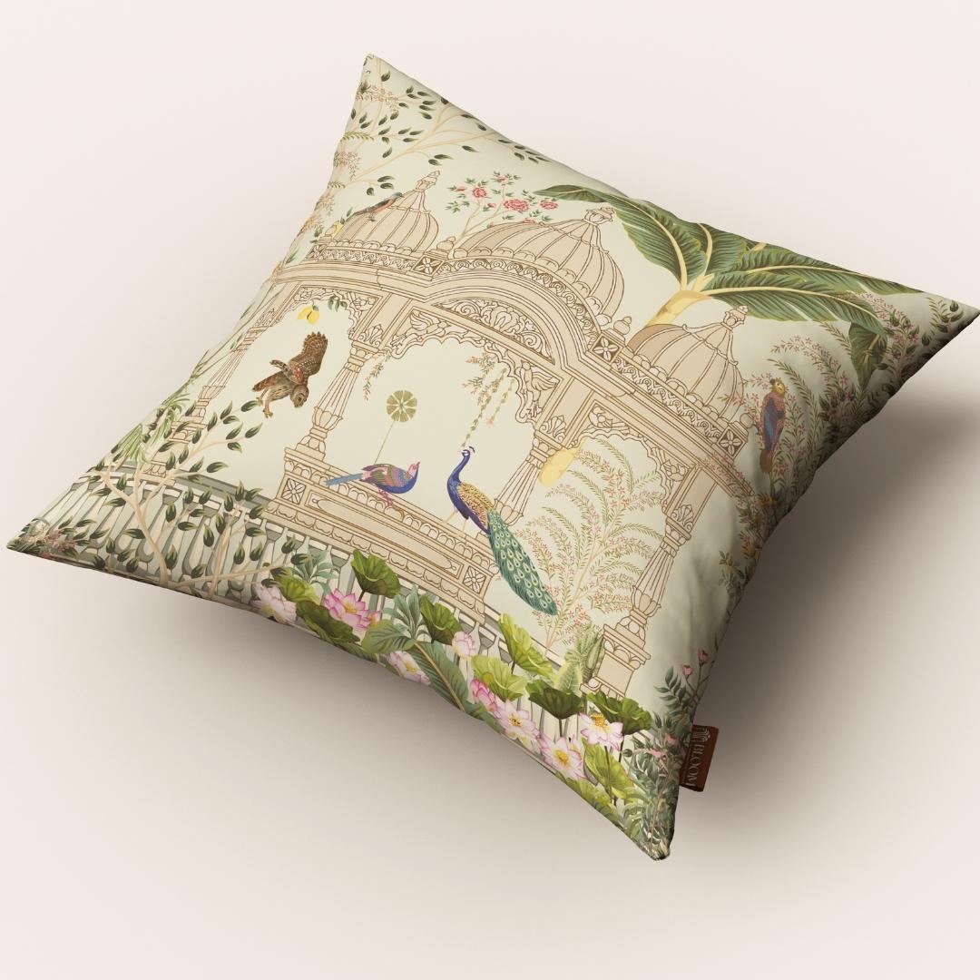 Mint Palace Elegance: Cushion Cover - Pack of 12
