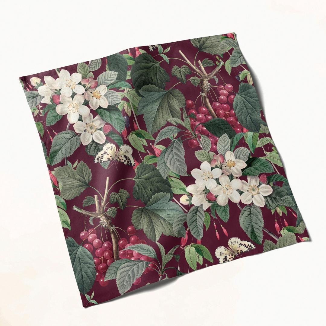 Berry Blossom Delight: Napkins 18" X 18" - Pack Of 20