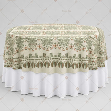 Sage Botanical Border Table Overlay Pack of 6