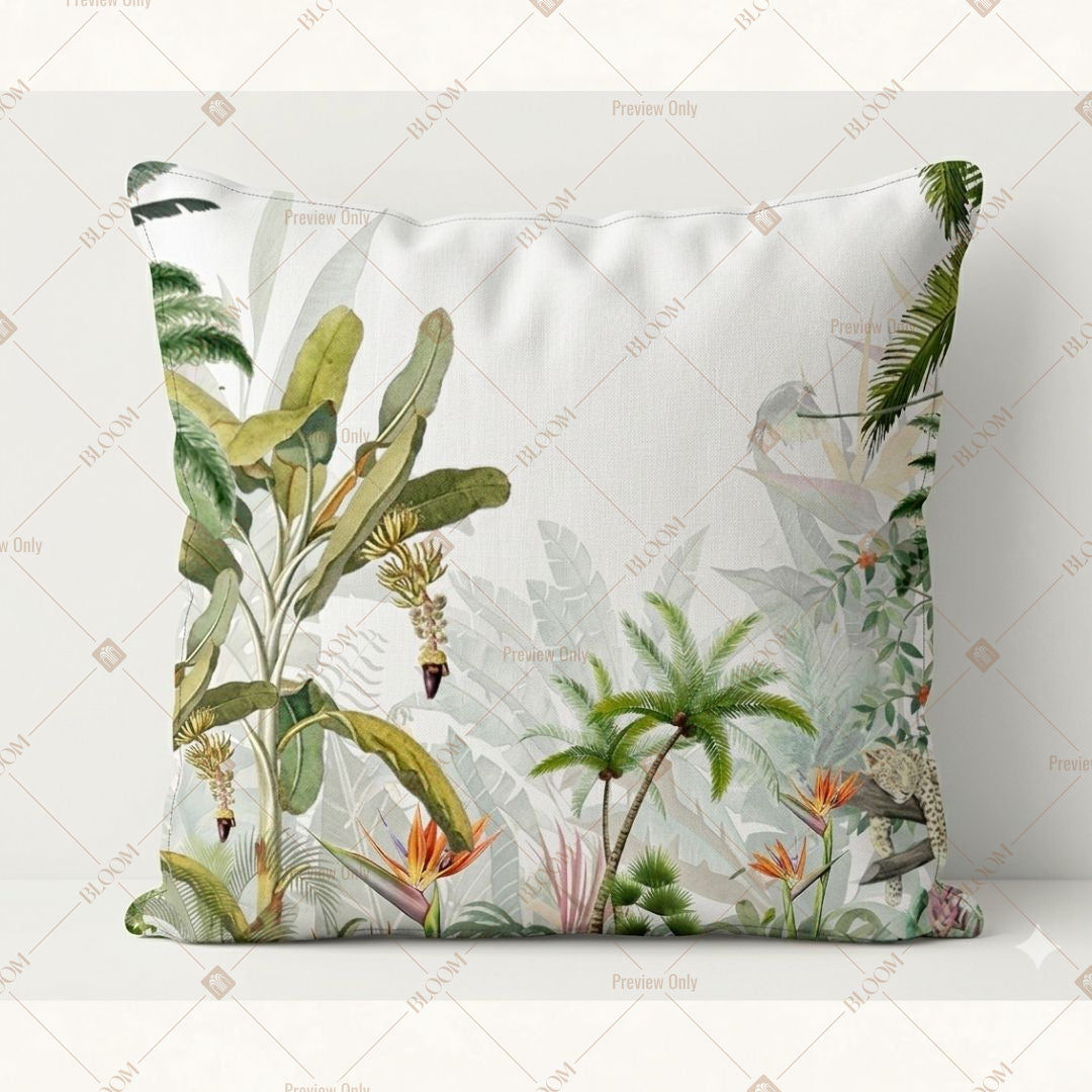 Tropical Banana Leaf Cushion Cover Pack of 12