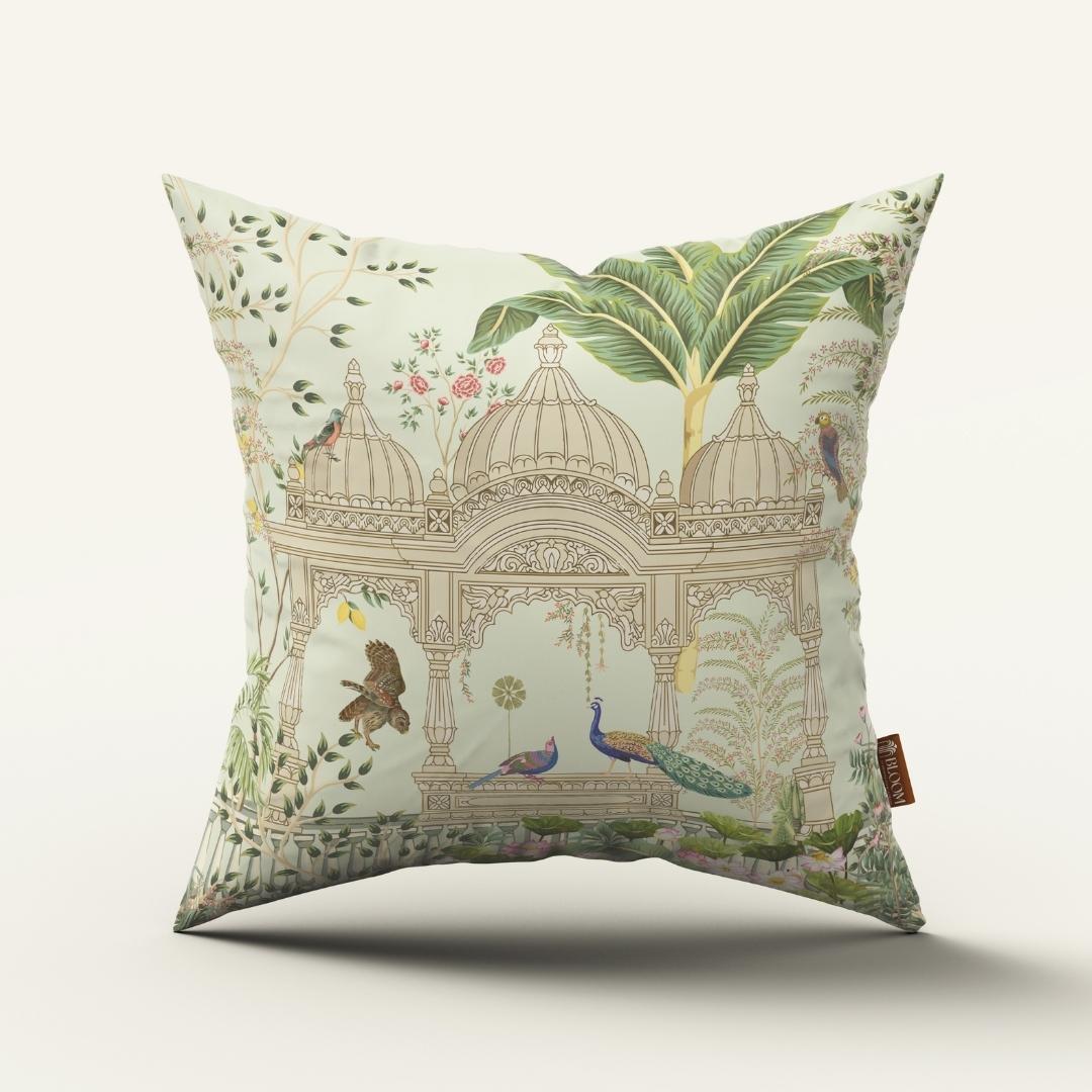 Mint Palace Elegance: Cushion Cover - Pack of 12