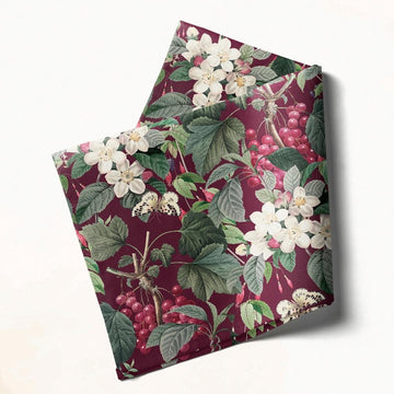 Berry Blossom Delight: Napkins 18" X 18" - Pack Of 20
