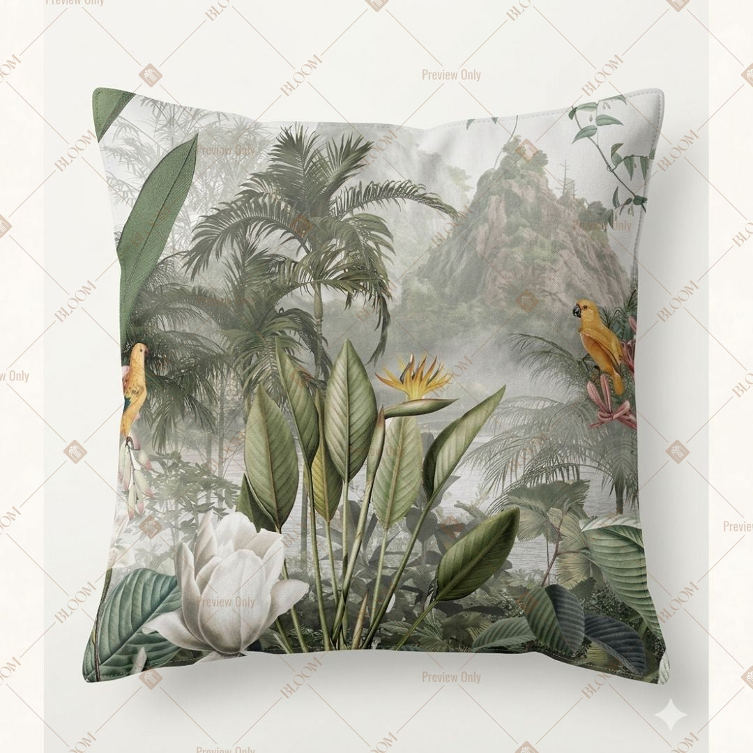 Elephant Jungle Art Cushion Cover Pack of 12