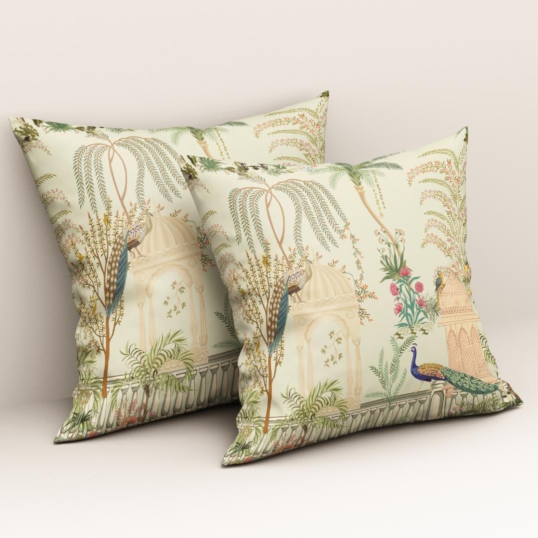 Royal Garden Charm: Cushion Cover - Pack of 12
