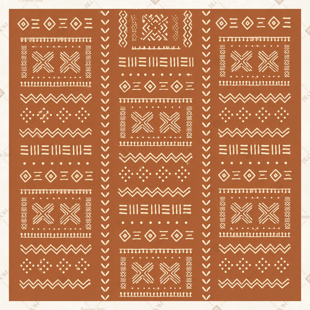 Rustic Wooden Panel Pattern Square Backdrop