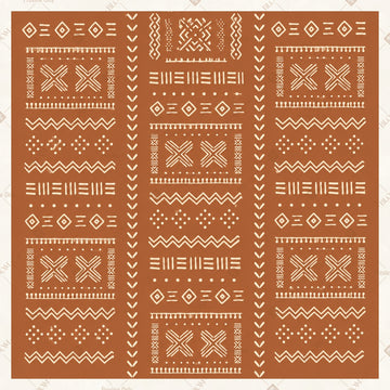 Rustic Wooden Panel Pattern Square Backdrop