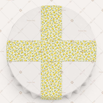 Lemon Blossom Floral Table Runner Pack Of 12