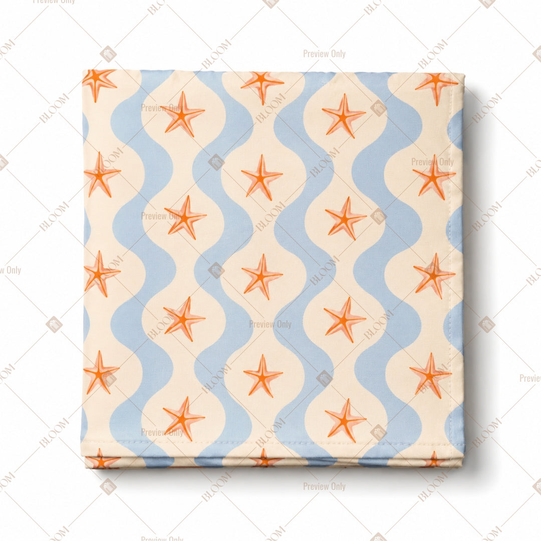 Retro Orange Geometric Pattern Design