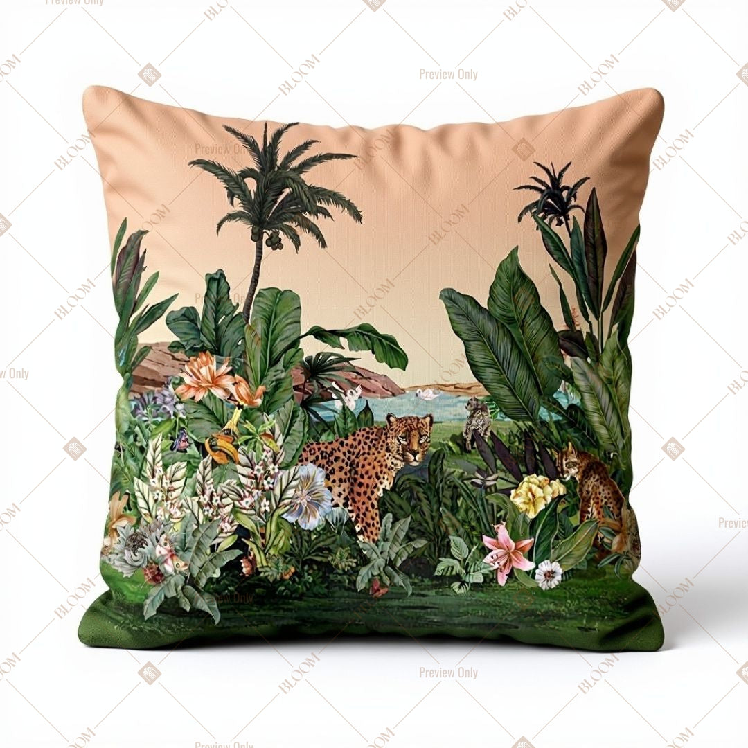 Tropical Forest Landscape Cushion Cover Pack of 12