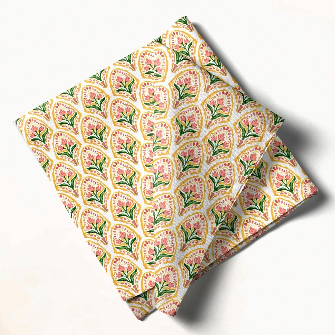 Pastel Garden Trellis: Napkins 18" X 18" - Pack Of 20