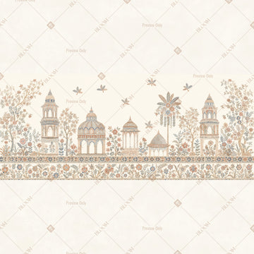 Heritage Skyline Border Wide Backdrop