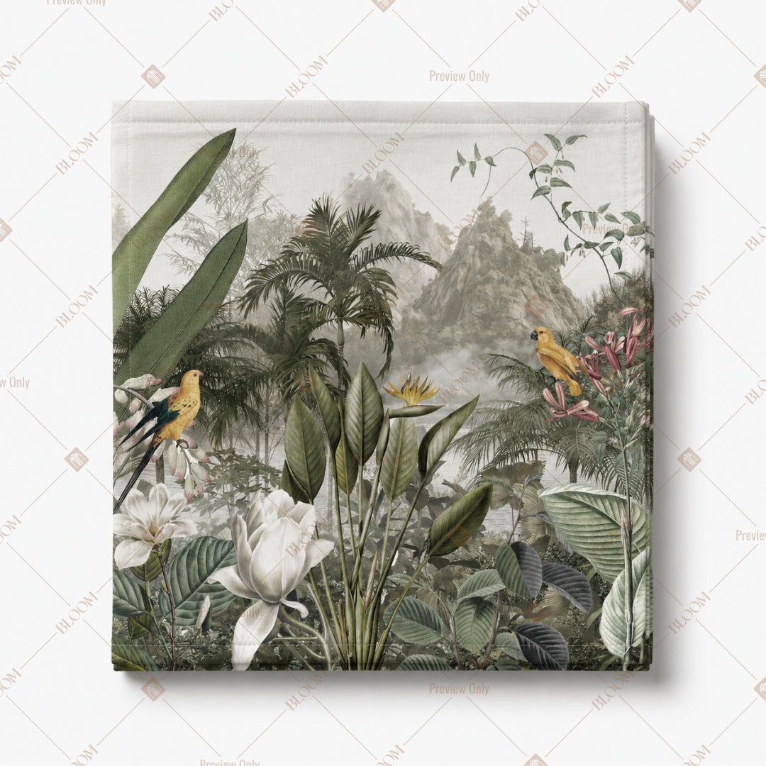 Vintage Jungle Botanical Pattern Design