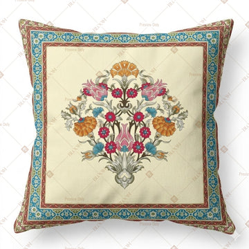 Floral Bouquet Vintage Cushion Cover Pack of 12