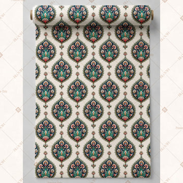 Boho Medallion Motif Fabric Roll Pack of 25