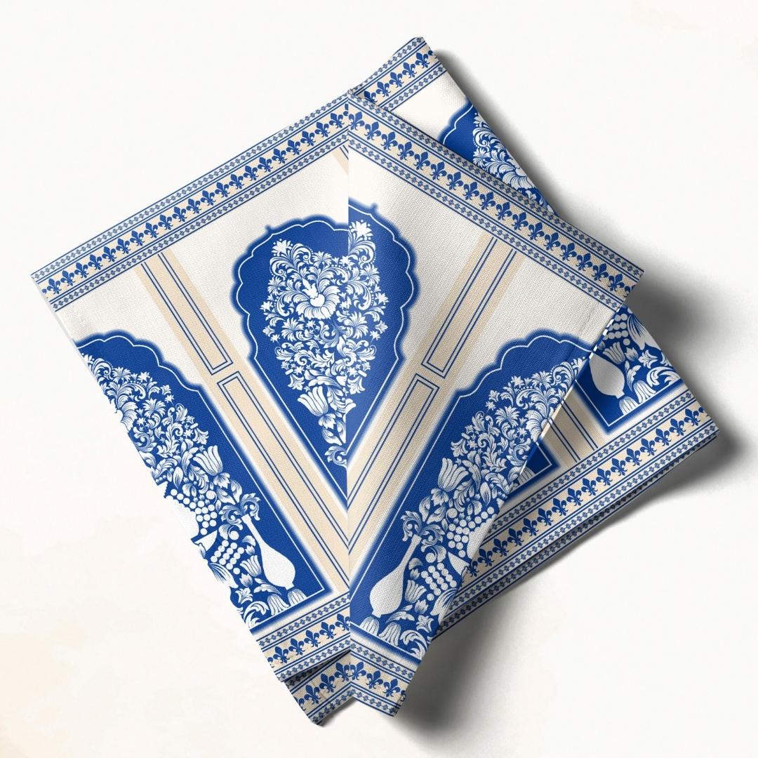 Royal Blue Palace: Napkins 18" X 18" - Pack Of 20