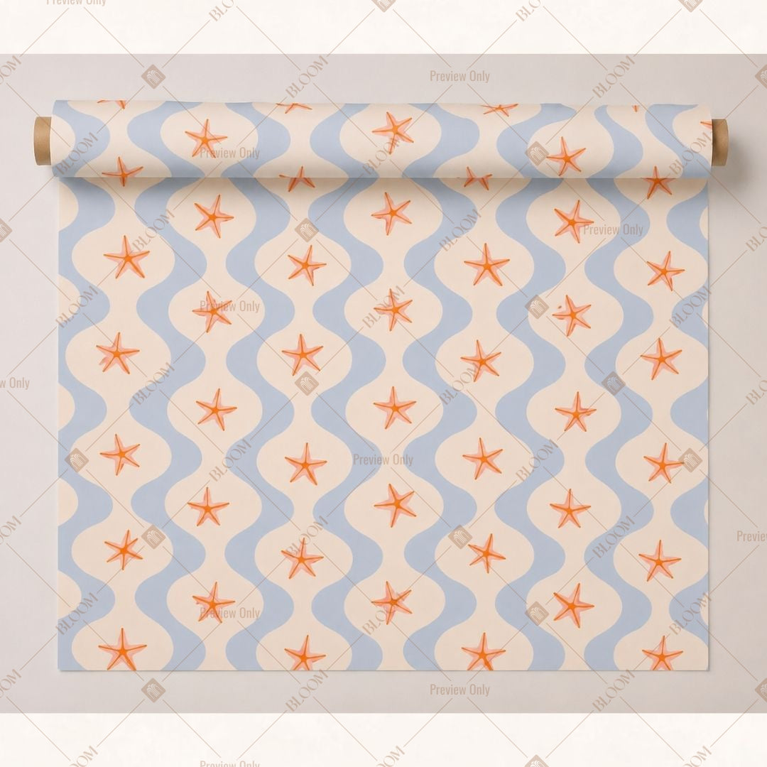 Pastel Wave Geometric Fabric Pack of 25