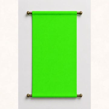 NEON GREEN HANGING SCROLLS