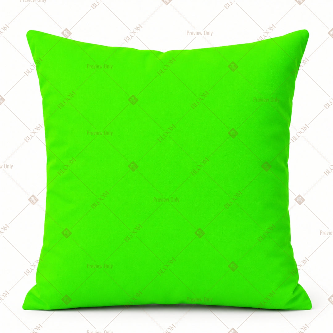 Neon Green Cushion Cover Pack of 12