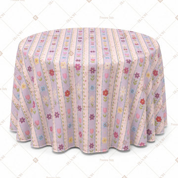 Pastel Stripe Table Cover Pack Of 6