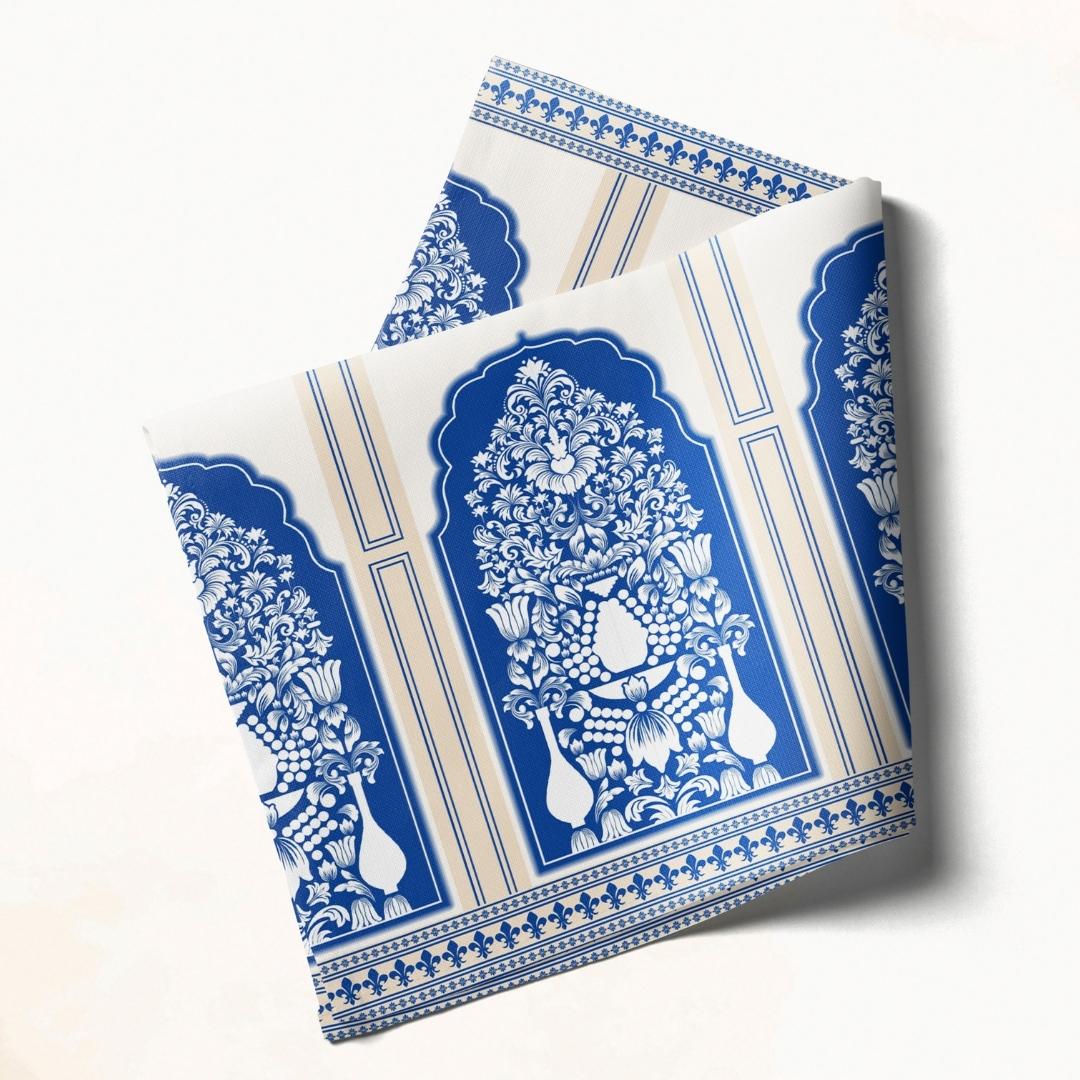 Royal Blue Palace: Napkins 18" X 18" - Pack Of 20