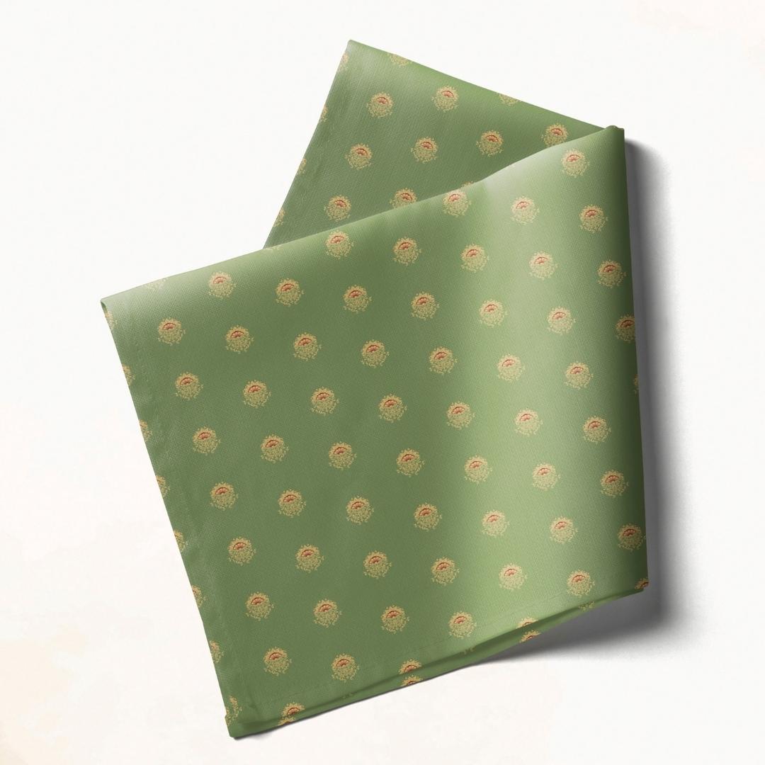 Olive Charm Motif: Napkins 18" X 18" - Pack Of 20