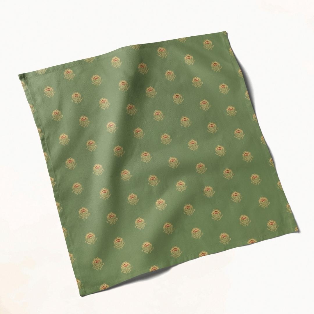 Olive Charm Motif: Napkins 18" X 18" - Pack Of 20
