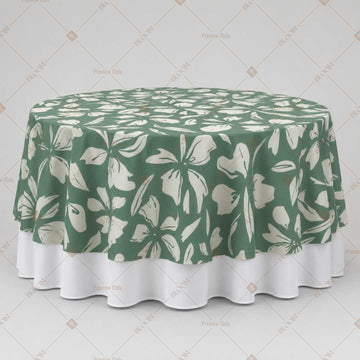 Sage Leaf Botanical Table Overlay Pack of 6