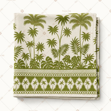 Palm Tree Border Pattern Design