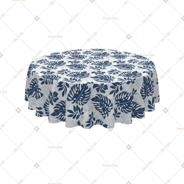 Indigo Block Print Floral Table Cover Pack Of 6