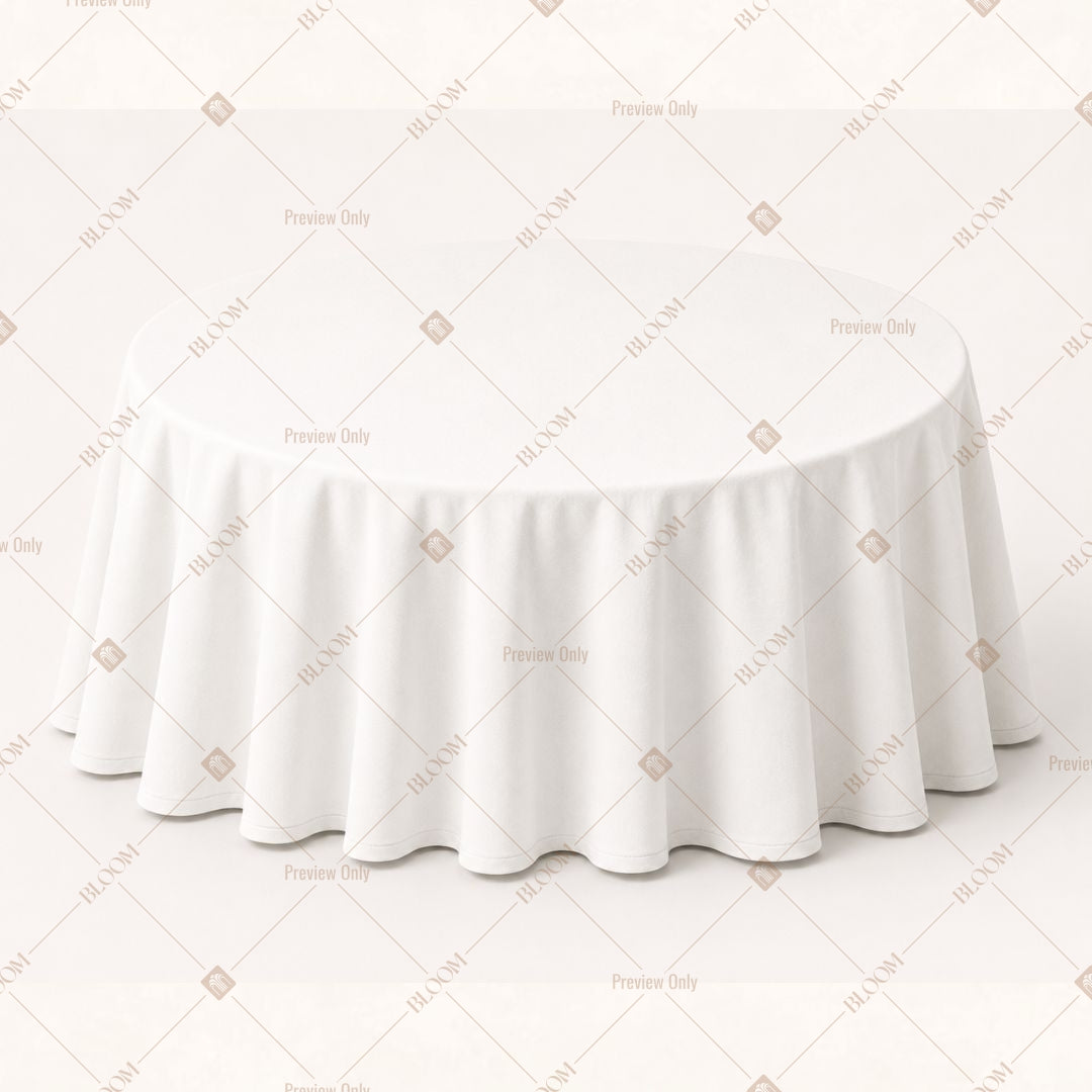 Off White Table Cover Pack Of 6