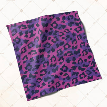 Purple Leopard Print Napkin Pack of 20