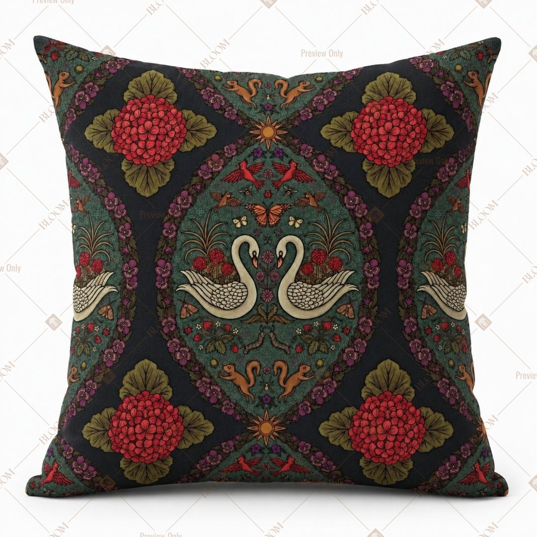 Royal Peacock Mandala Cushion Cover Pack of 12