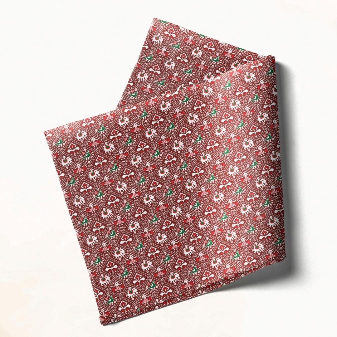 Crimson Heritage Print: Napkins 18" X 18" - Pack Of 20