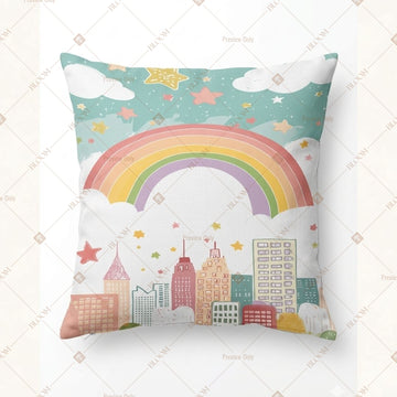 Rainbow Kids Cushion Cover Pack of 12