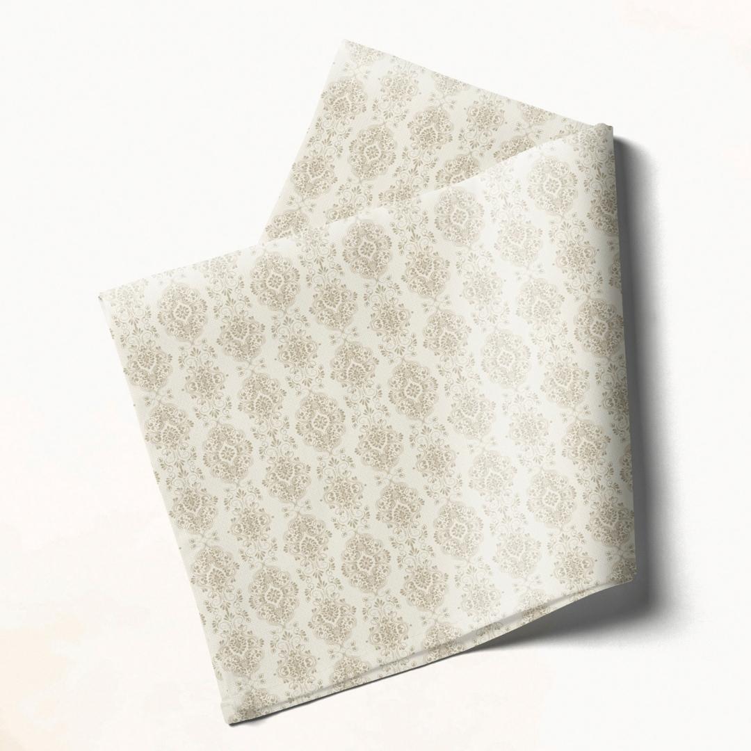 Ivory Regal Damask: Napkins 18" X 18" - Pack Of 20