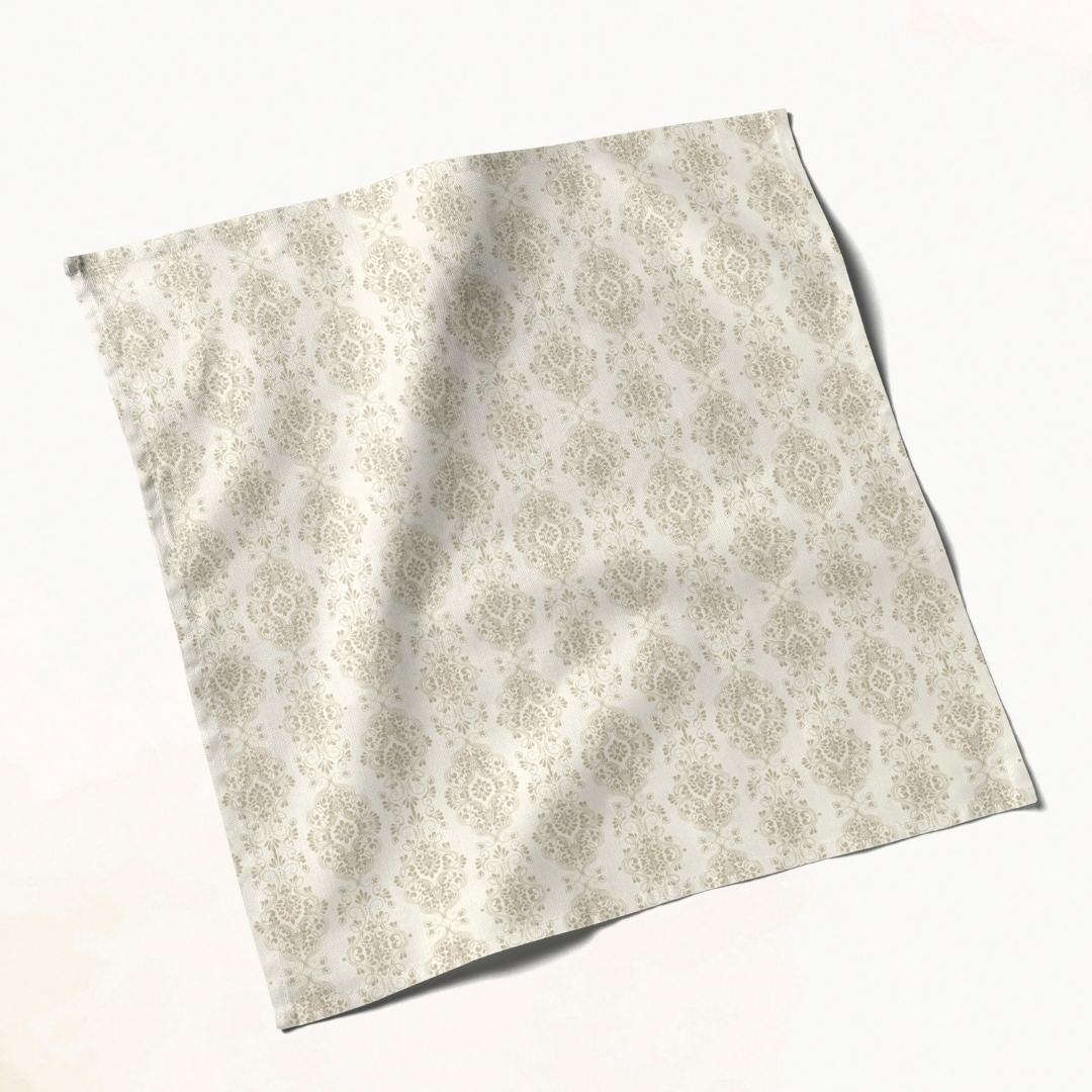 Ivory Regal Damask: Napkins 18" X 18" - Pack Of 20